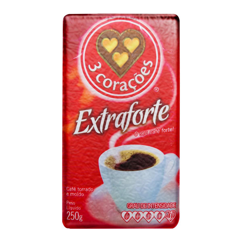CAFE 3 CORAÇÕES EXTRA-FORTE 250G