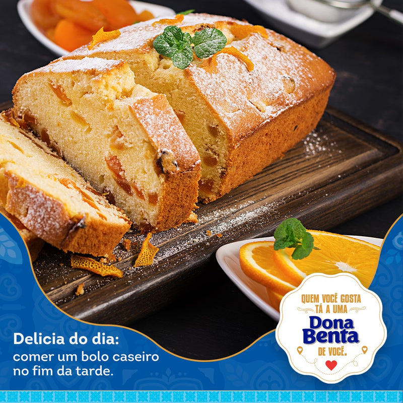 MISTURA BOLO CASEIRO 450G DONA BENTA LARANJA