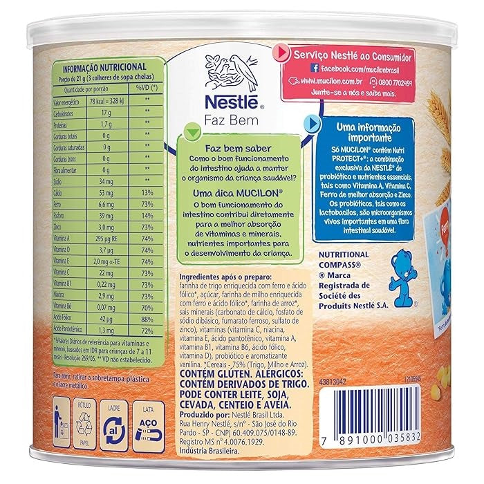 MUCILON MULTICEREAIS DE NESTLÉ