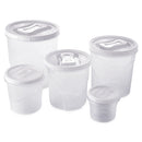 5 Pieces Food Storage Container Clic With Screw Lid | BPA-Free Plastic Meal Prep Set Plasutil