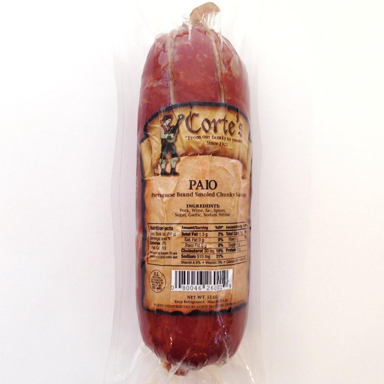 Paio Sausage Whole Cortês 12oz