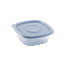 3 Pieces Square Plastic Meal Prep Set | 33.8 Fl Oz BPA-Free Food Storage Container with Pop Lid Plasutil