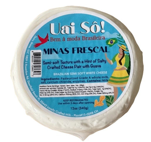 Queijo Minas Frescal 340g Uai So! 