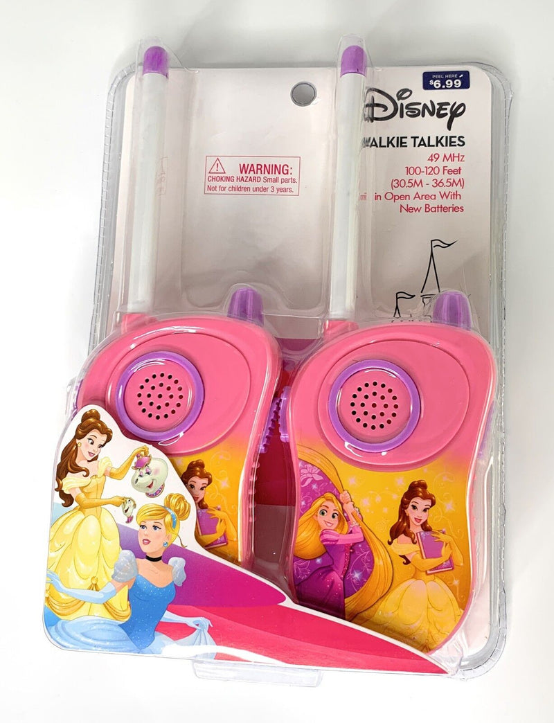 Princesas Disney Walkie Talkies - Baterias não inclusas.