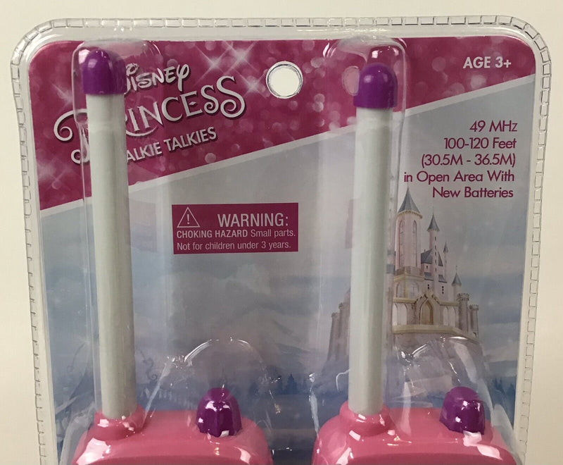 Princesas Disney Walkie Talkies - Baterias não inclusas.