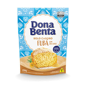 MISTURA BOLO CASEIRO 450G DONA BENTA FUBA