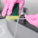 Kit Limpeza, 3 Panos Multiuso & 3 Esponjas Limpeza Pesada Alklin (Rosa)