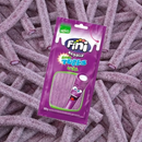 Fini Sour Grape Flavor Gummy Tubes, Fruity Candies, Gummy Snacks, 3.17oz